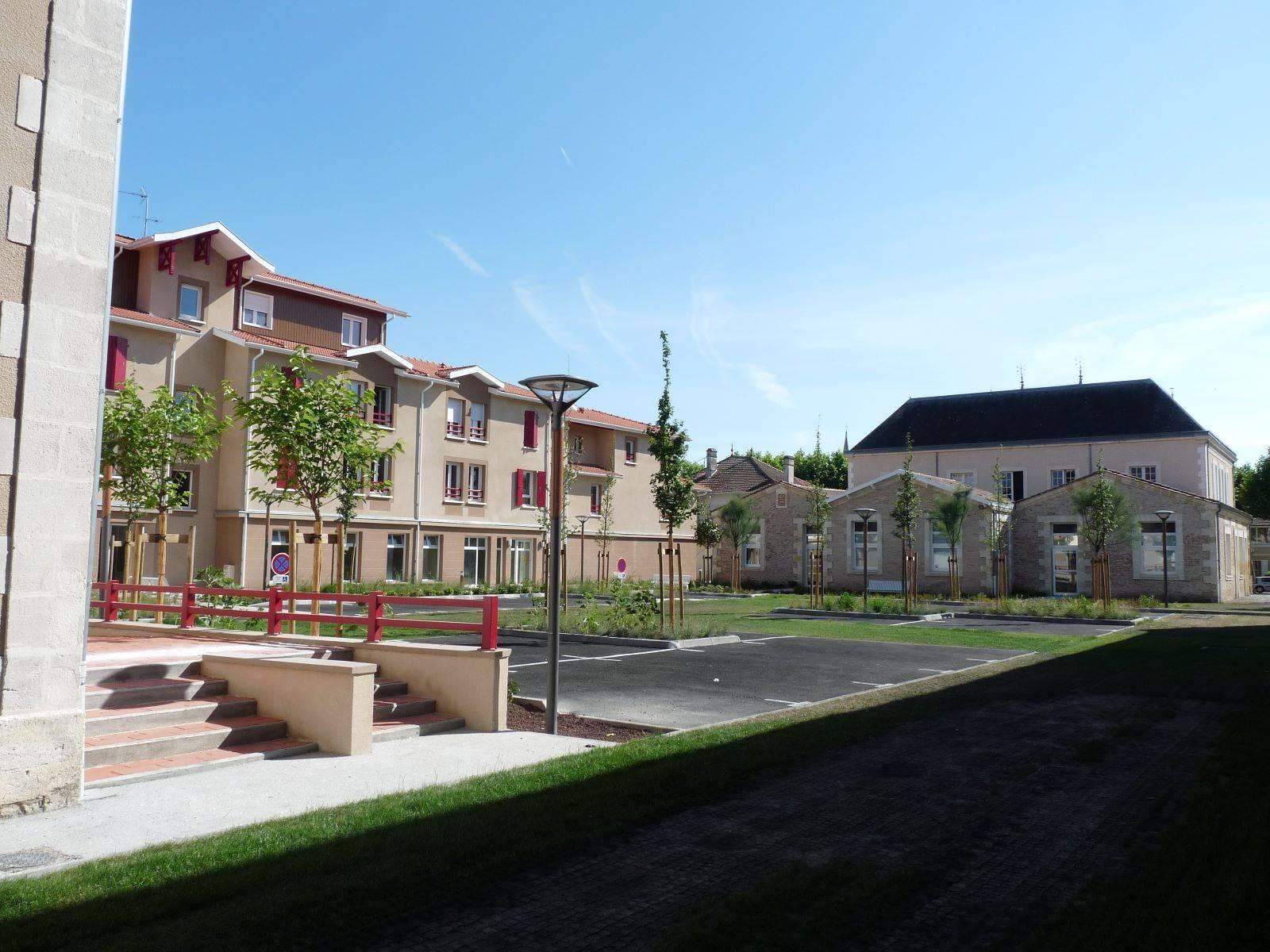 Parking paysager pour logements collectifs, GIRONDE HABITAT Bassin d’Arcachon.
