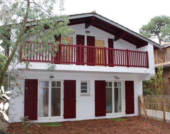 Agrandissement d’une villa basque sur le Bassin d’Arcachon par un architecte et maître d’oeuvre..