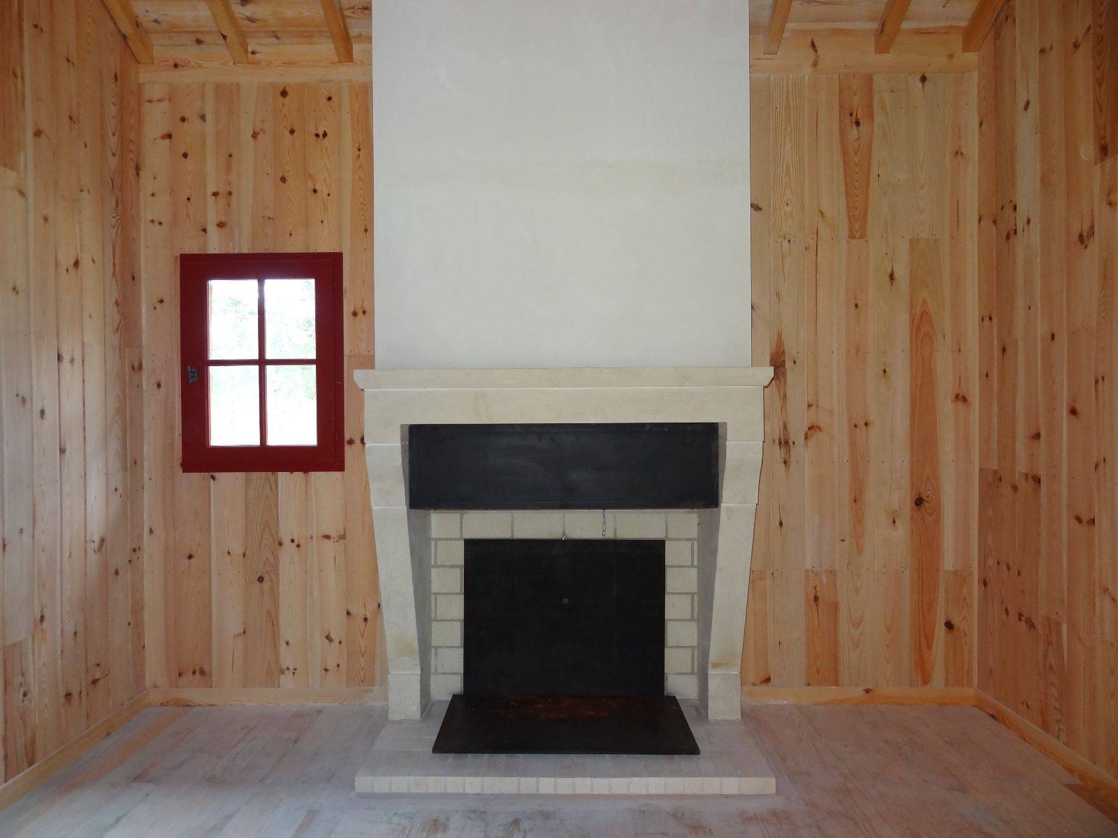 Cabane Arnaud, La Teste de Buch Bassin d'Arcachon, une cheminée