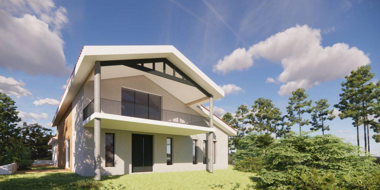 Rénovation et surélévation d’une villa sur le Bassin d’Arcachon l’atelier KRIEGER architecte et maître d’oeuvre.