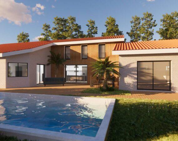 Rénovation et surélévation d’une villa sur le Bassin d’Arcachon l’atelier KRIEGER architecte et maître d’oeuvre..