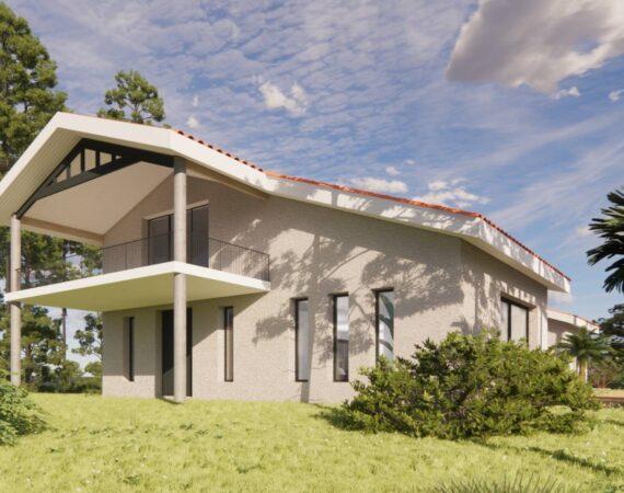 Rénovation surélévation d’une villa sur le Bassin d’Arcachon l’atelier KRIEGER architecte et maître d’oeuvre.