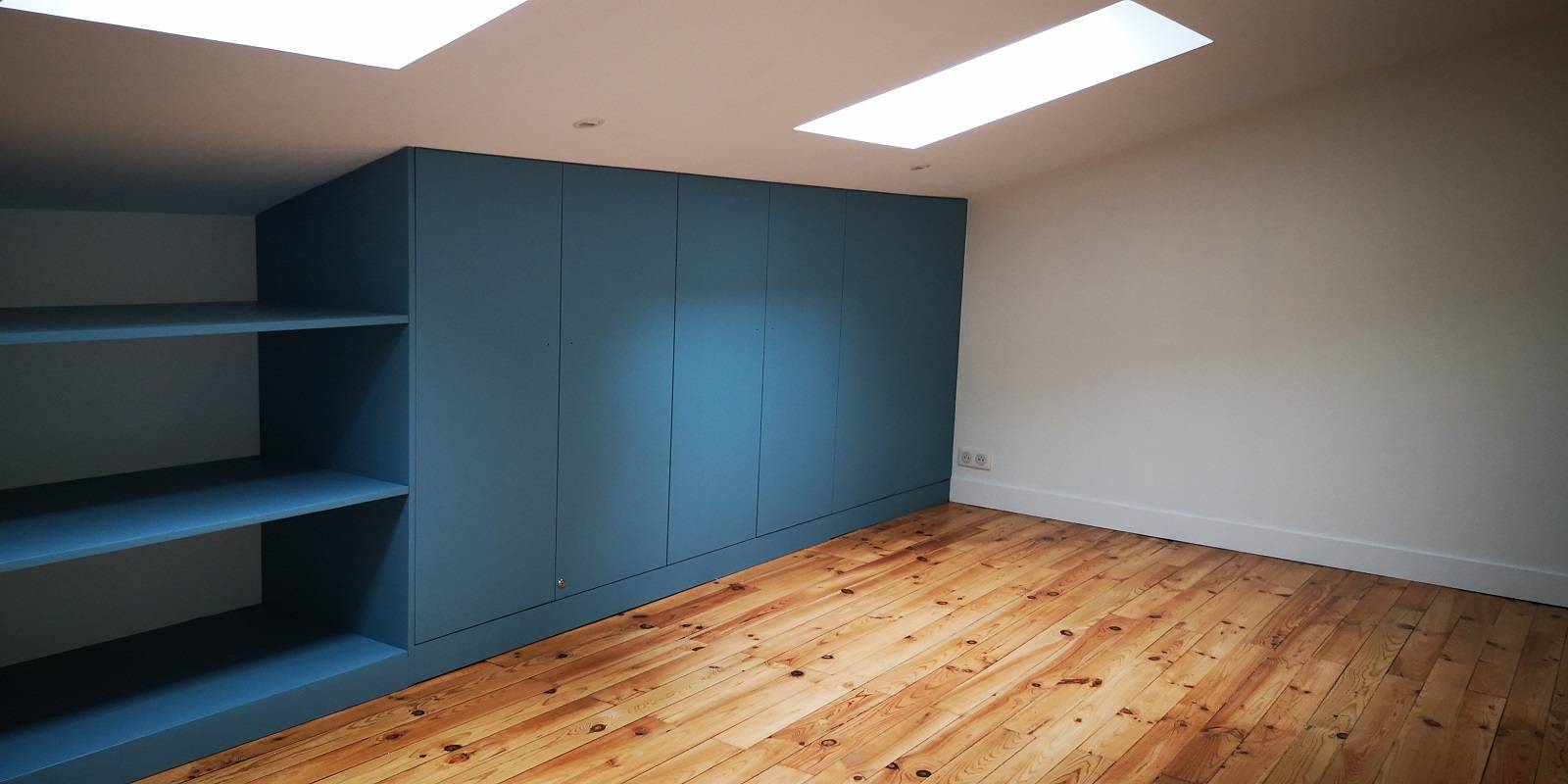 rénovation d'une villa basque traditionnelle par un architecte, aménagements sous les combles