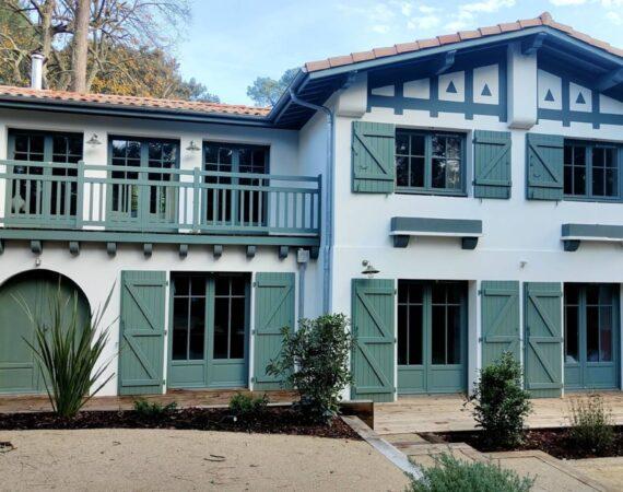 rénovation et extension d’une villa Bassin d’Arcachon atelier krieger architecte et maître d’oeuvre 2