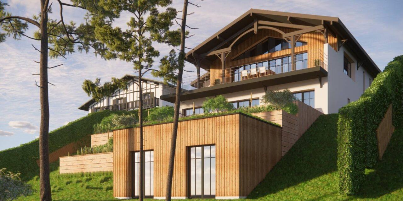 villa atelier krieger architecte façade coté forêt